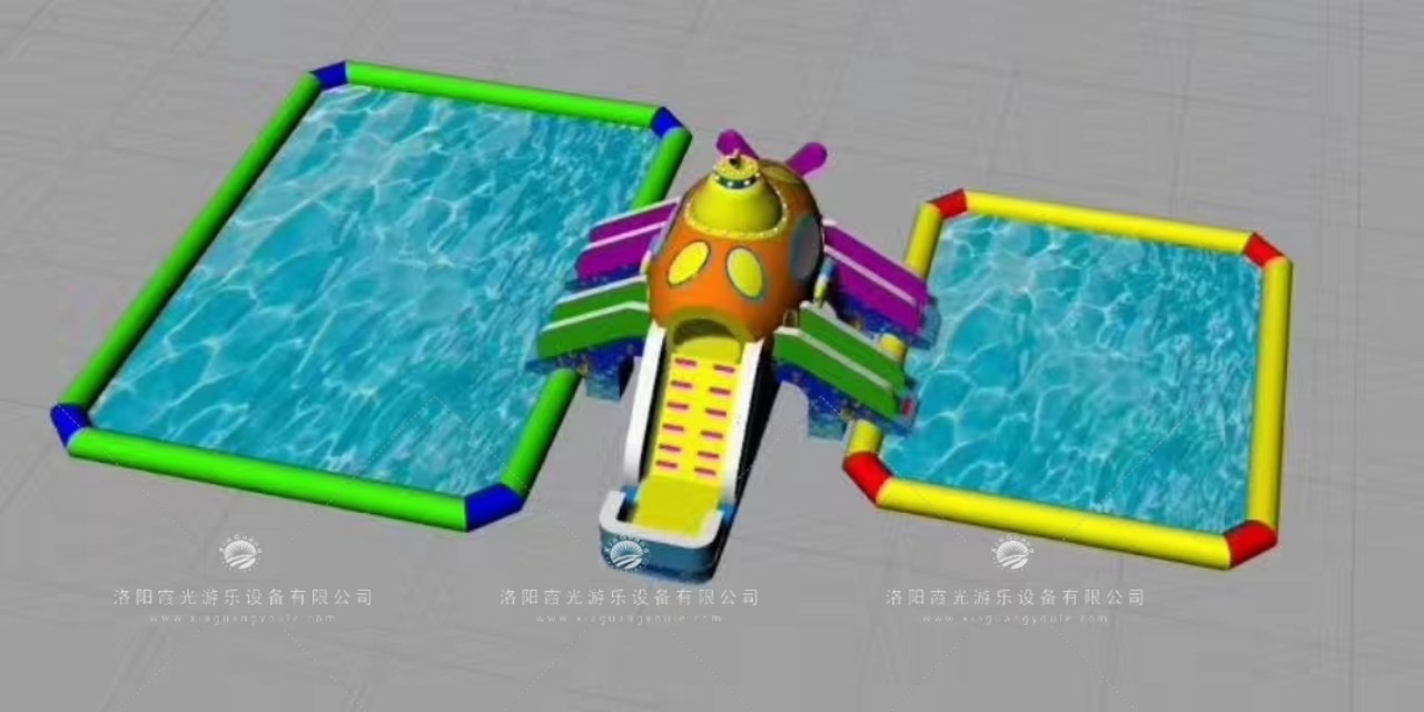东川深海潜艇儿童乐园充气游泳池