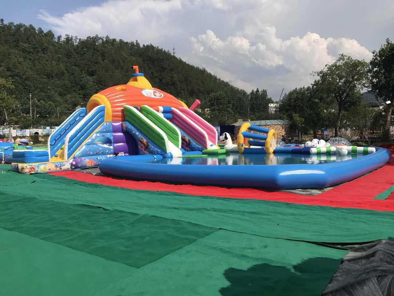 东川深海潜艇儿童乐园充气游泳池